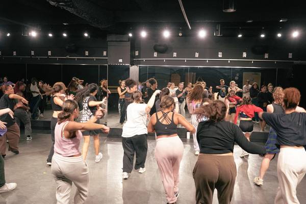 Dance workshop group photography — Greek life and event coverage, West Lafayette IN