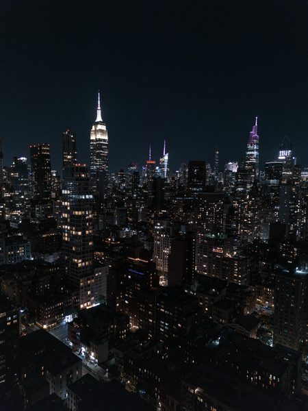 Aerial New York City skyline photography — NYC travel aerial by byag.studio