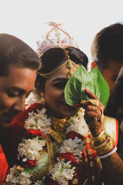 Candid portrait of the bride — Indian wedding event photography by byag.studio